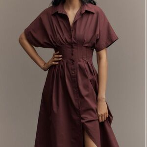 Anthropologie Esquise Tobie dress  in plum M